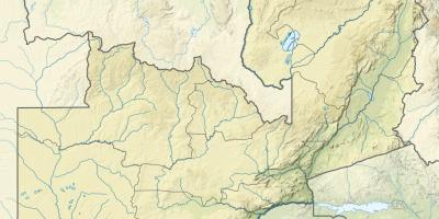 지도 잠비아의 강 